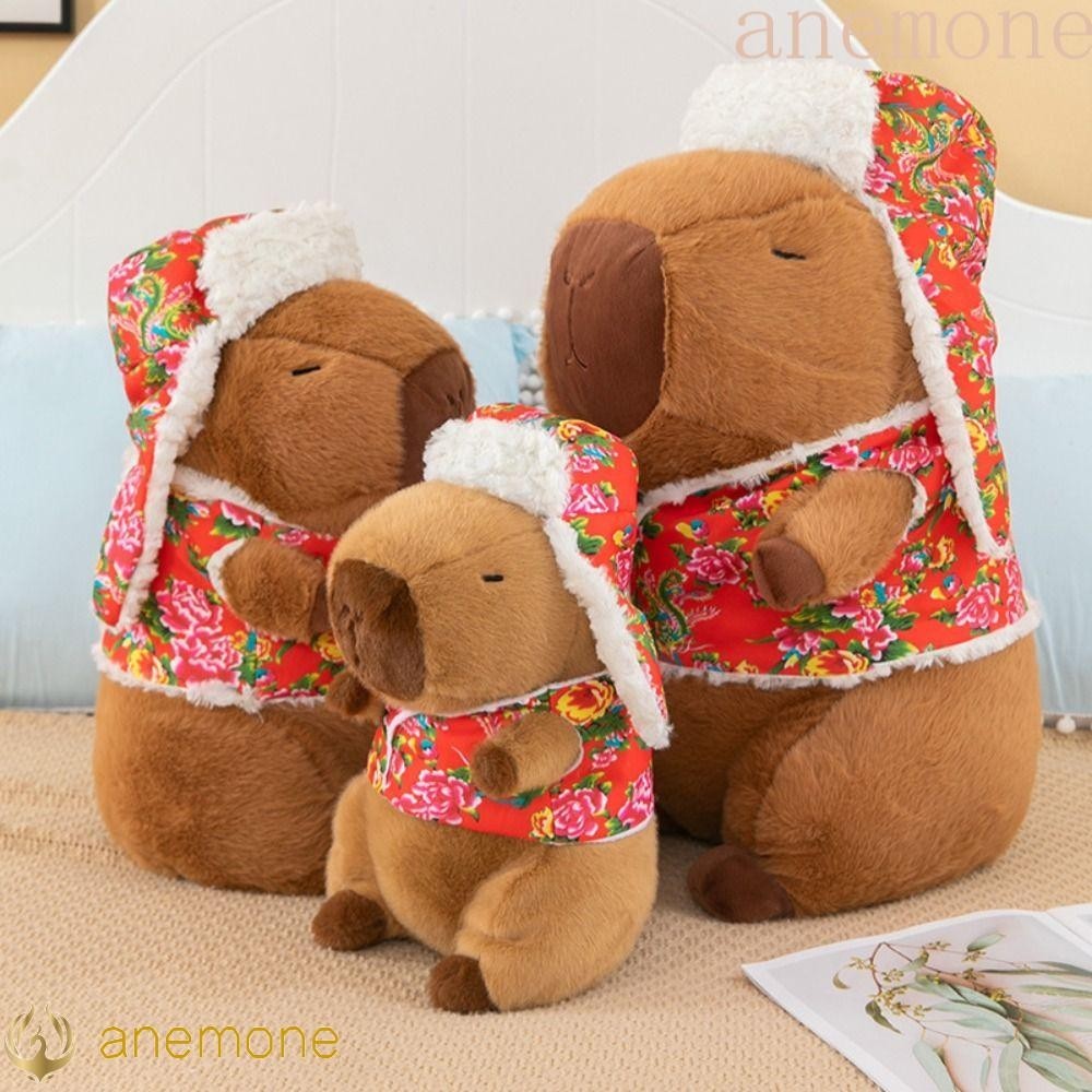 ANEMONE Cotton-padded Jacket Capybara Doll, Capybara Plush Capybara ...