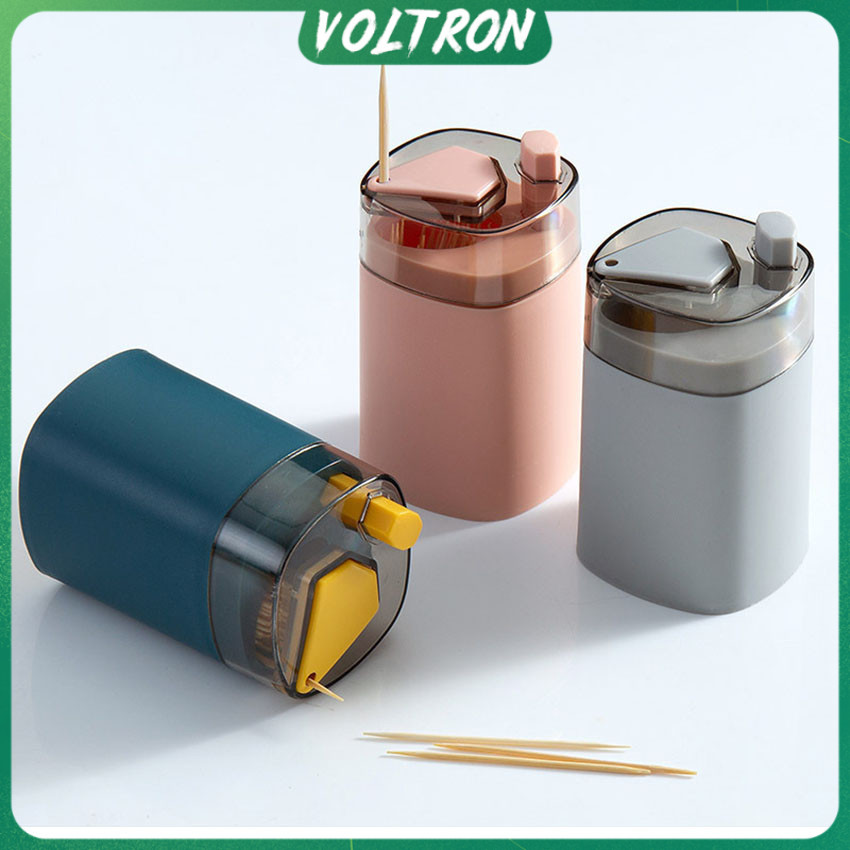 Automatic Toothpick Holder Container Table Household Toothpick Box ...