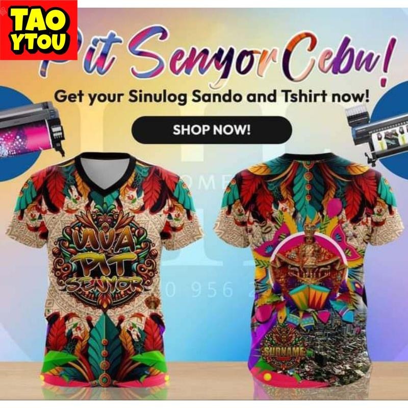 Sinulog Festival Shirt 7 another newly design for sinulog 2024 t-shirt ...