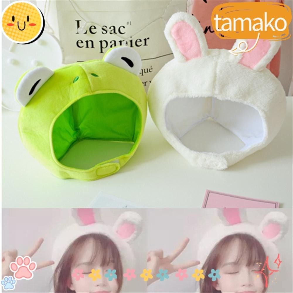 TAMAKO Big Frog Eyes Hat Woman/Men Cute Cartoon Green Headgear Female ...