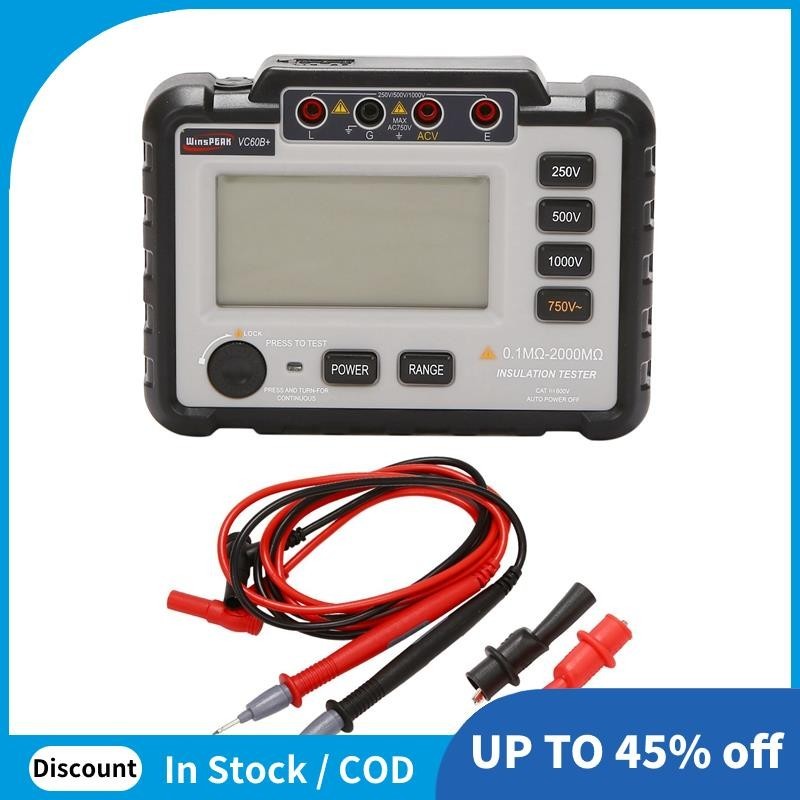 Winspeak Vc60B+1000V Megger Insulation Tester Megohmmeter Ohm Tester