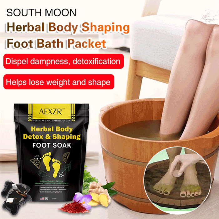 [Lose Weight Easily]South Moon Herbal Foot Soak Body Shaping Foot Bath ...