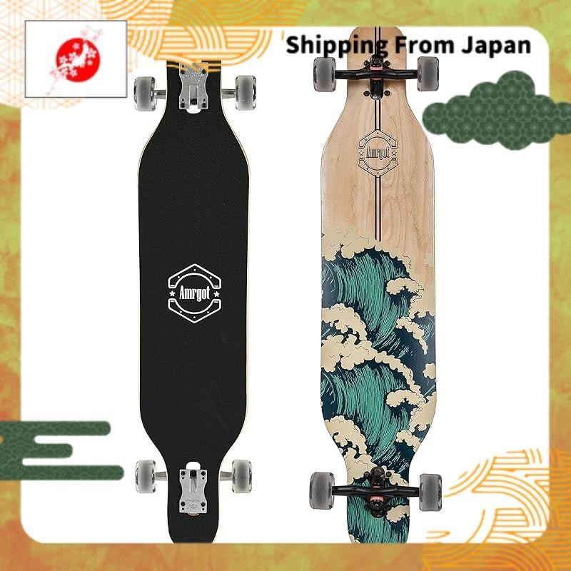 (HOT) Amrgot Longboard Skateboard 42" Deck Cruiser or Full Drop Down by