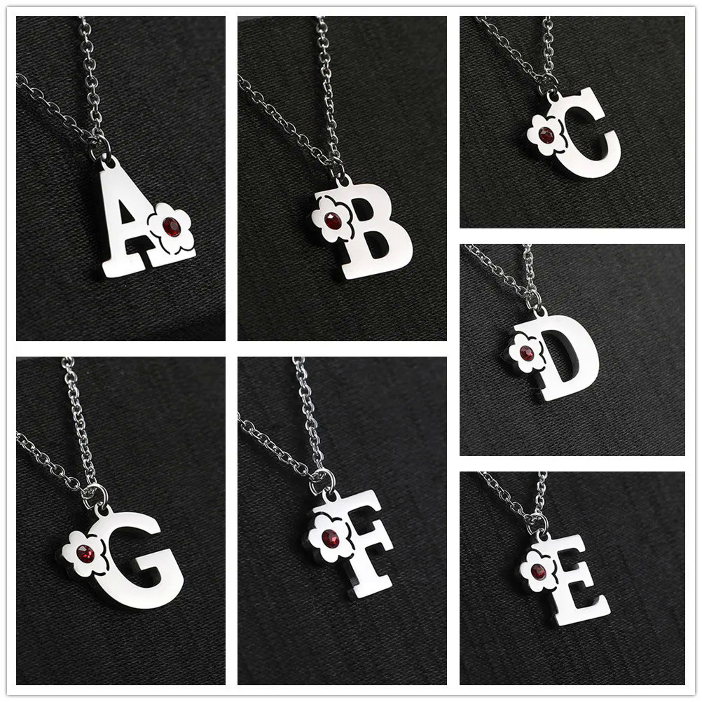 ALISSA Capital Letter A-Z Initial Chain Necklace For Women Strip Stainless Steel Round Charm A-Z Alphabet Pendant Necklace CZ Jewelry Birthday Gift (R) Price In UAE | Amazon UAE - Foto 13