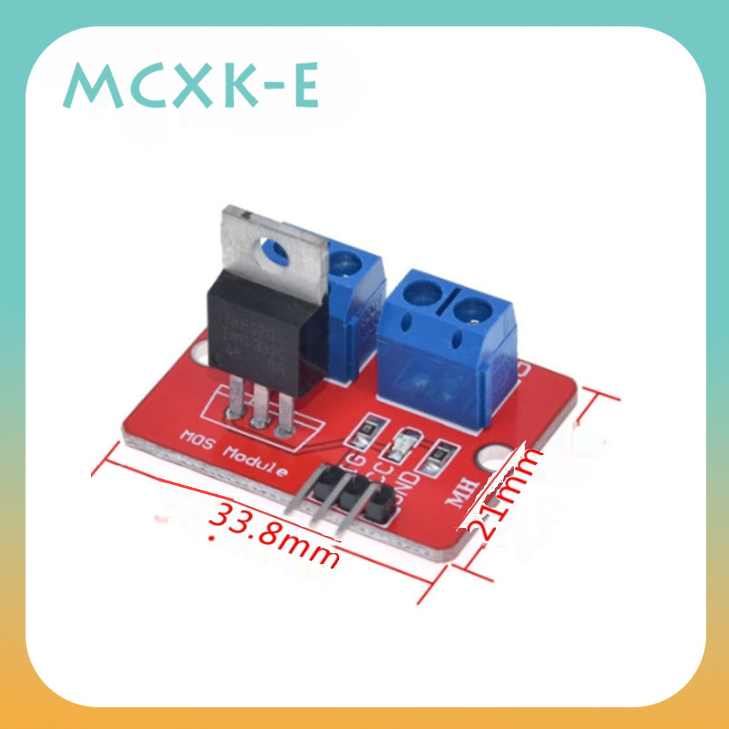 MCXK-E IRF520 0-24V Top Mosfet Button IRF520 MOS Driver Module For ...