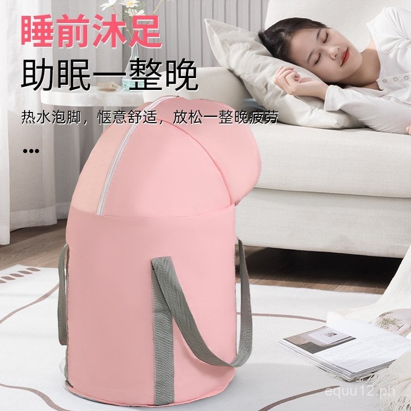 Insulated Deep Bucket Multifunctional Travel Portable Foot Bath Basin ...
