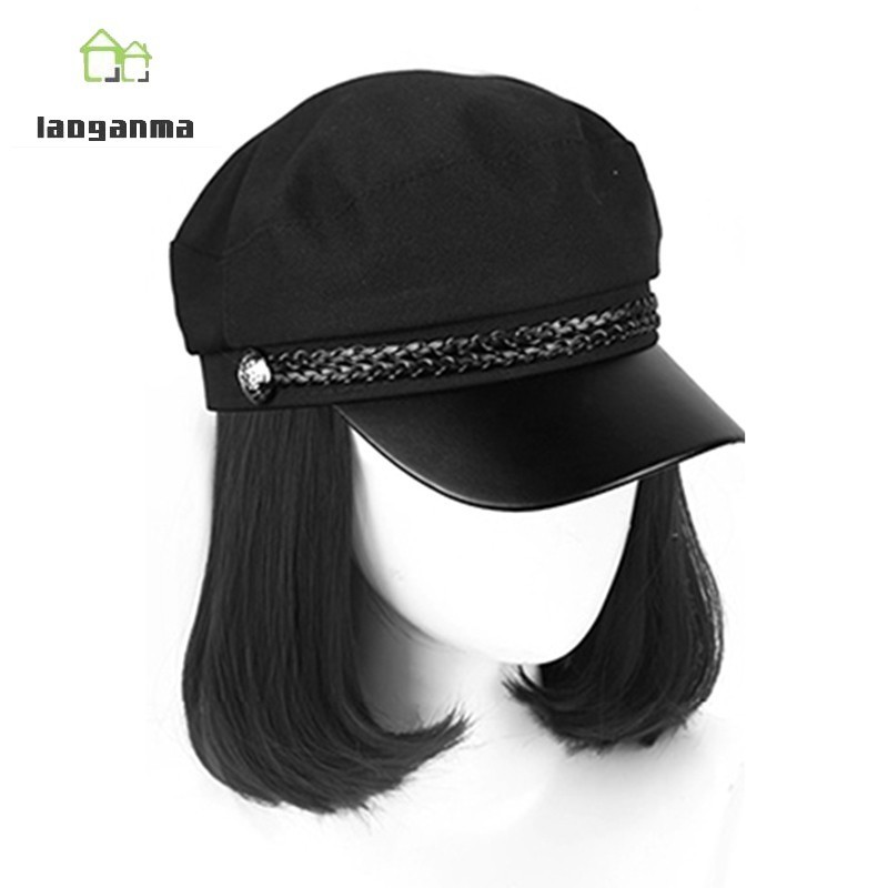 Hats with hair attached online