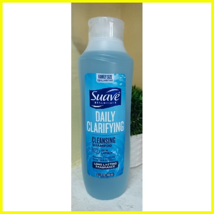 SUAVE Daily Clarifying Shampoo 443ml/665ml Shopee Philippines