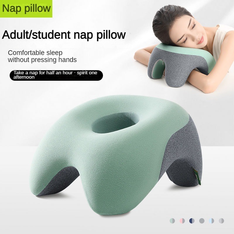 Sleep Nap Donut Pillow Memory Foam Desk Nap Pillow Sleeping Pillow for ...