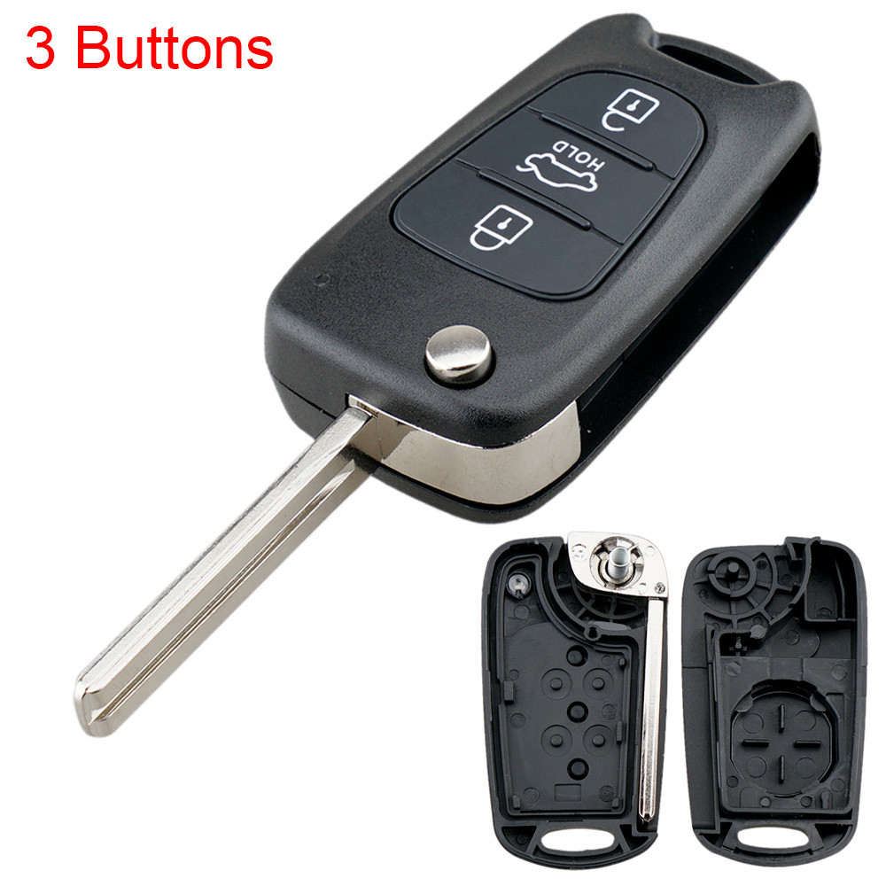 For Hyundai Accent Solaris Avante Elantra Verma 3 Button Flip Remote ...