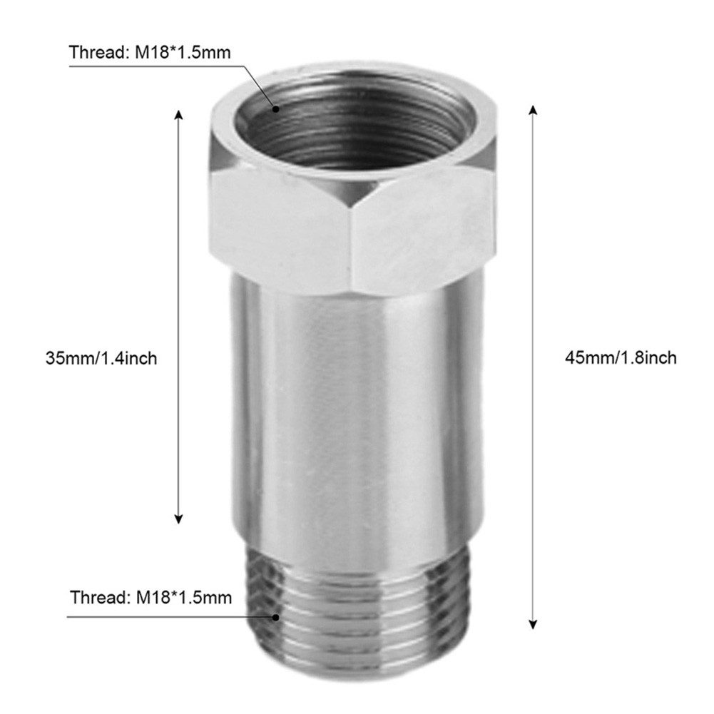 Sauerstoffsensor Adapter M18x1,5 - CEL Fix Für Check Engine Licht
