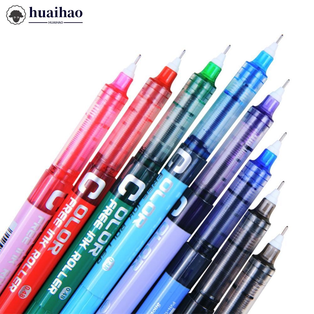 HUAIHAO Multiple Colour Big Capacity Ink Fine Nib Gel Pen High Quality ...