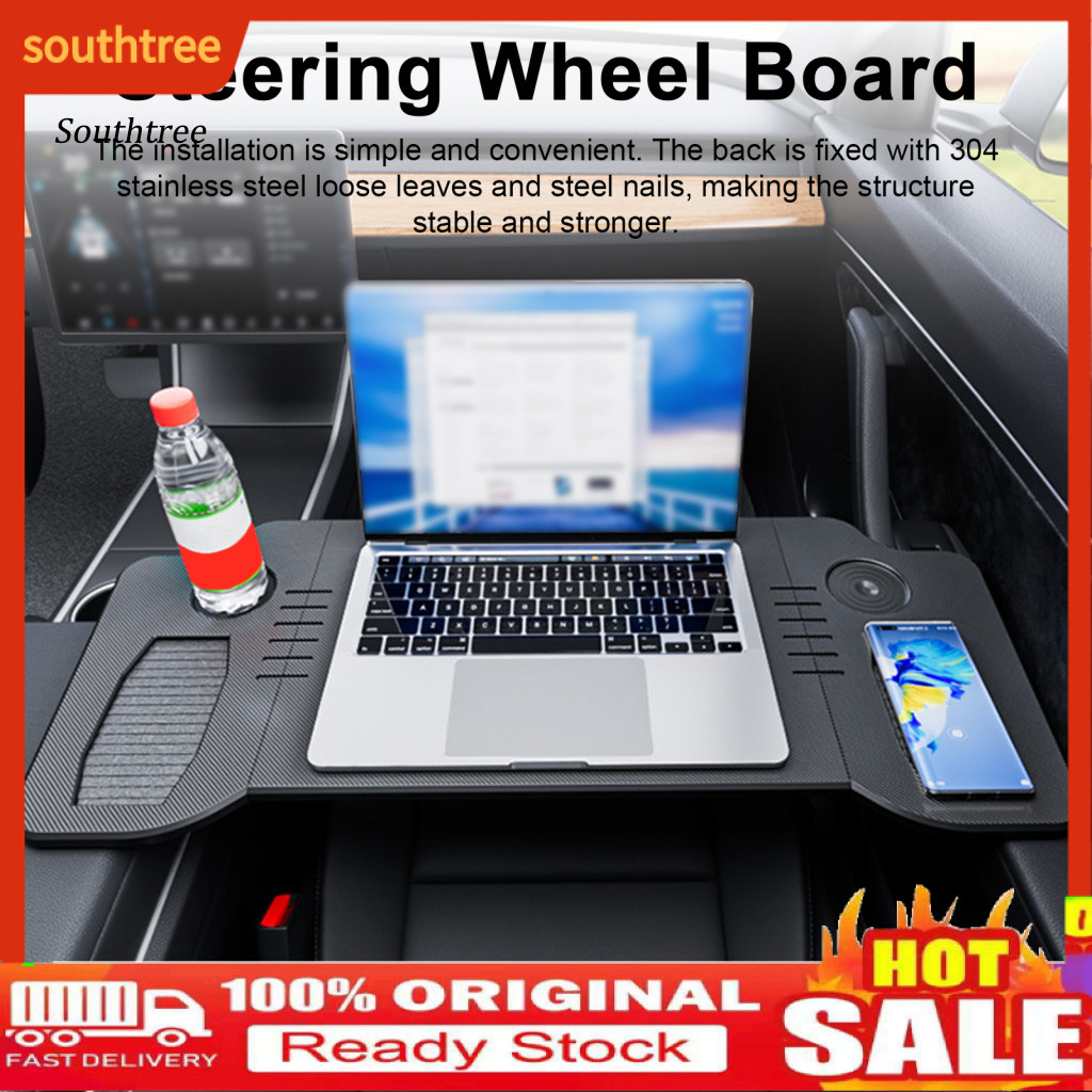 SOU_ Vehicle Foldable Table Foldable Car Steering Wheel Tray for Tesla ...