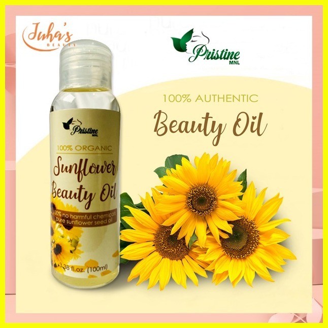 100ml Sunflower Seed Beauty Oil Pure Organic Armpit Lightener Pimple & Stretch Mark Care
