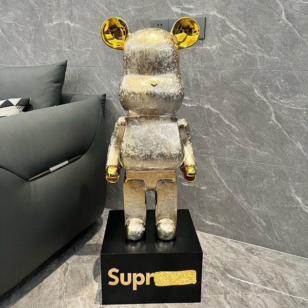 Home Decoration Living Room Ceramic Violent Bear Bearbricks 400% Store Crafts Electroplating Sculpture Ornament Gift | SHEIN A Home Decoration Living Room Ceramic Violent Bear Bearbricks 400% Store Crafts Electroplating Sculpture Ornament Gift | SHEIN A