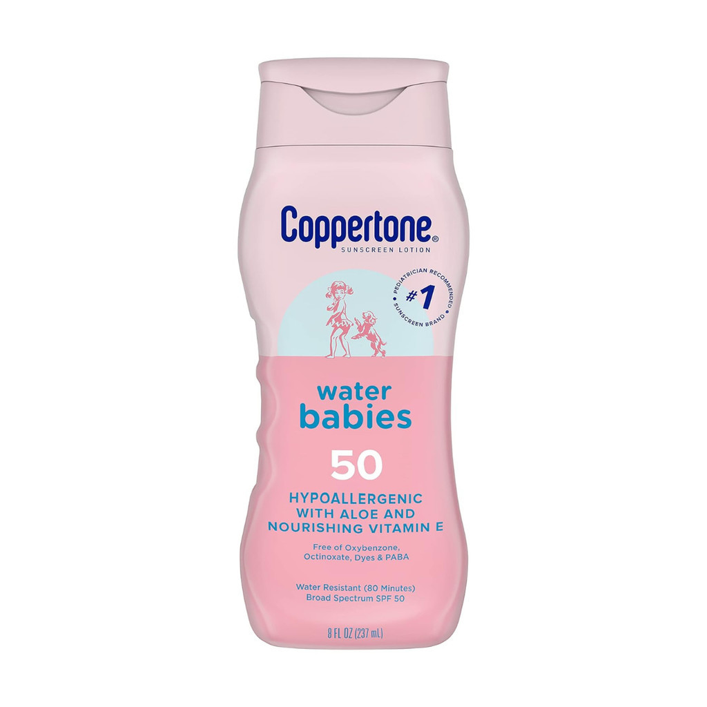 Coppertone Water Babies SPF 50 Sunscreen Lotion 8 fl oz / 237ml ...