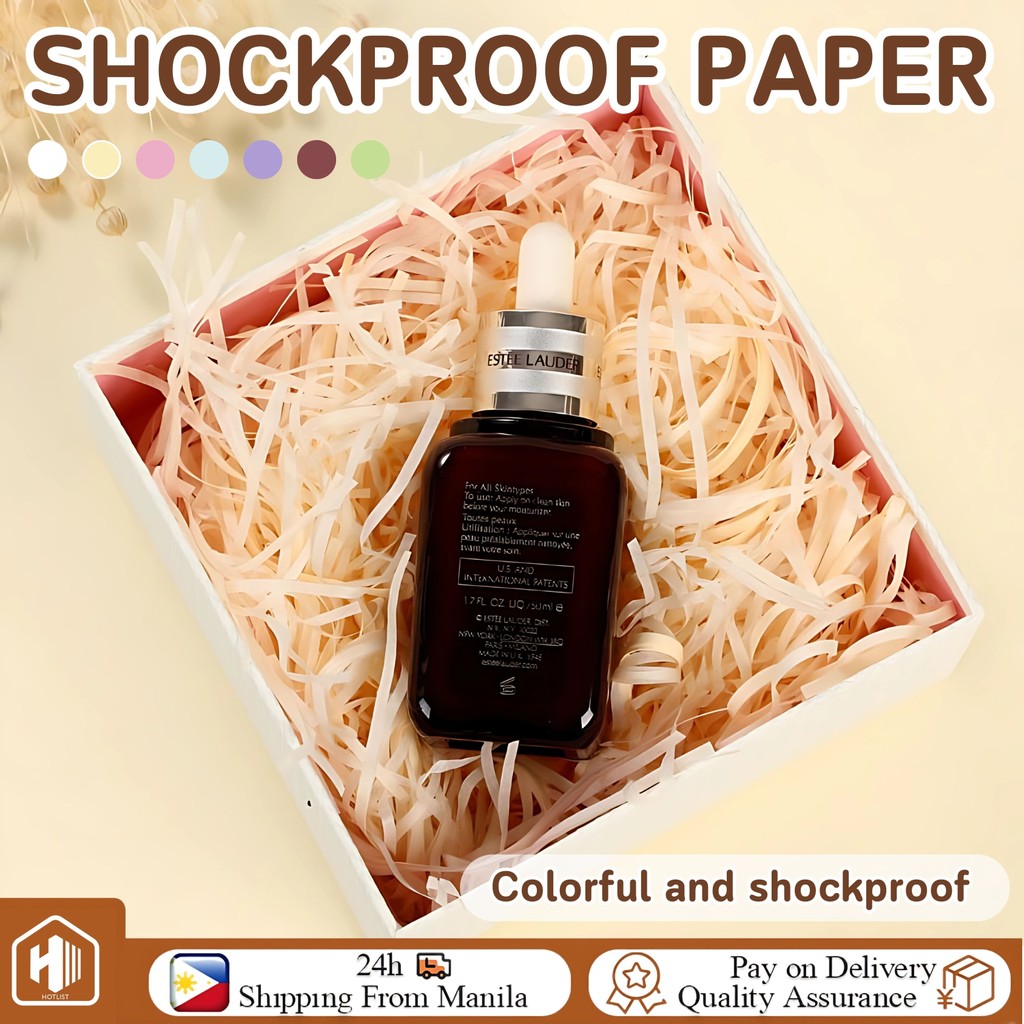 Birthday Packaging Raffia fiber 100grams Colorful Shreded Paper Filling ...