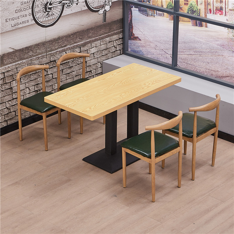 Rectangular Dining Table Snack Coffee Western Restaurant Hotel Noodle ...