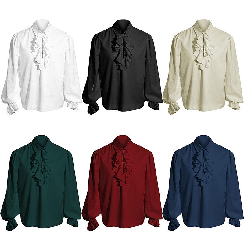 Vampire Renaissance Period Victoria Era Steampunk Ruffled Medieval ...