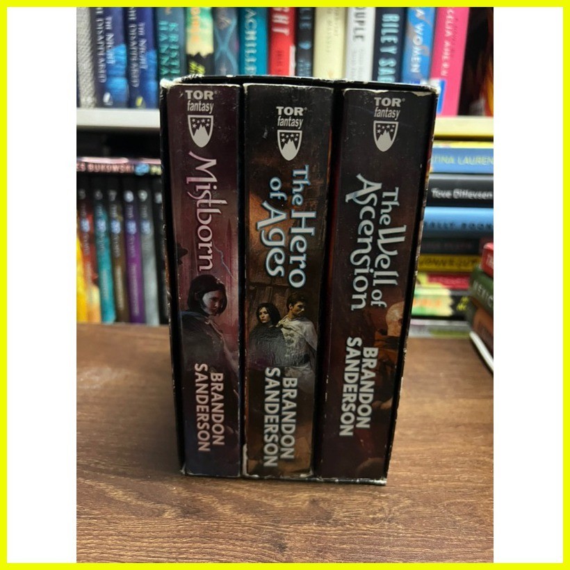 ♞mistborn Trilogy By Brandon Sanderson Boxed Set Shopee Philippines