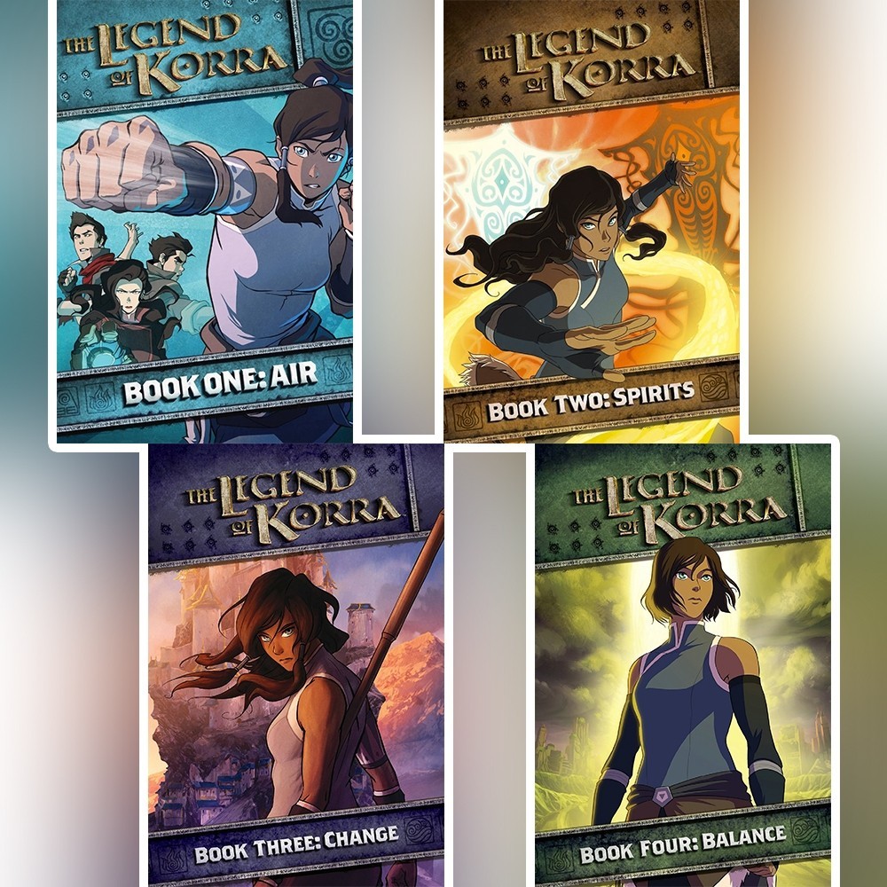 Anime Avatar: The Legend of Korra (Complete Series) Book 1-4 2012 ...