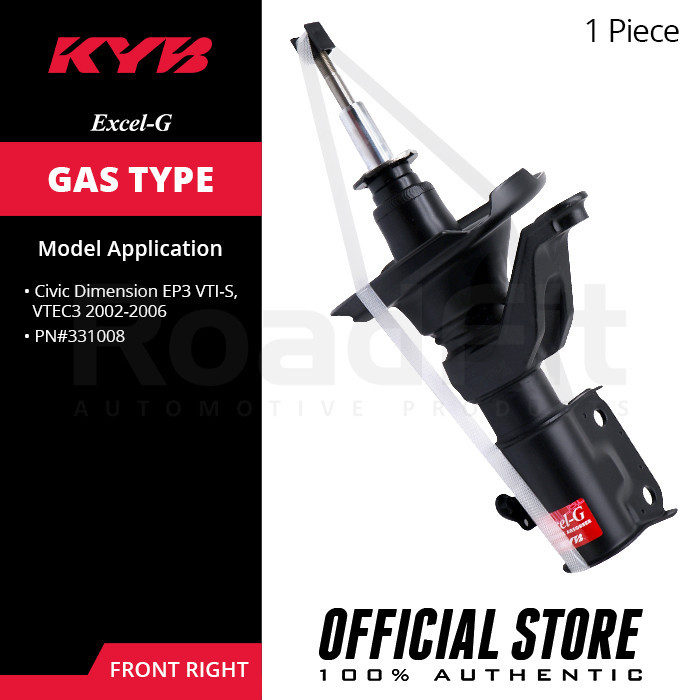 KYB Shocks & Struts Excel-G Rear HONDA Civic 2016-2019 (Exc SI/Touring/Type R) main image 0