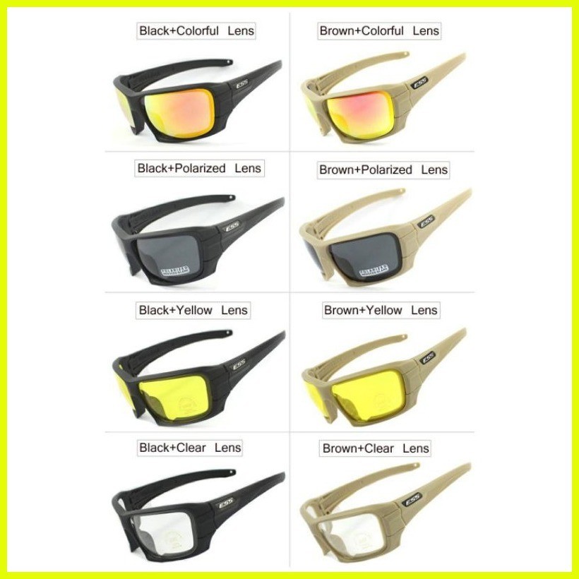 ☂ ESS ROLLBAR Ballistic 4 Lens Interchangeable Sunglass | Shopee ...