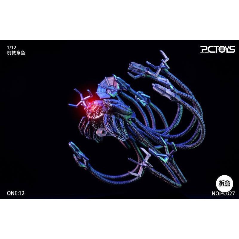 In Stock PCTOYS Mechanical Octopus Can Light Up 1/12 The Matrix Fan ...