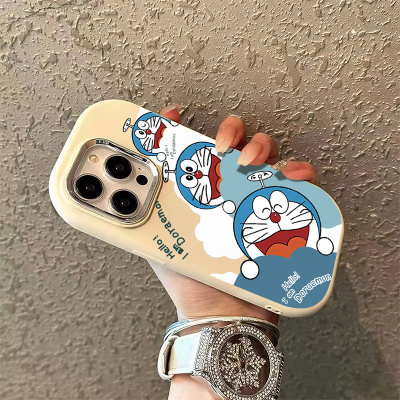 Laughing Doraemon Phone Case Suitable for IPhone 15, 14, 12, 13, 11 Pro
