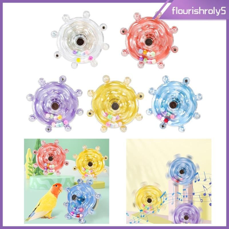 [Flourishroly5] Bird Parakeet Toy Lightweight Parrot Rotary Wheel