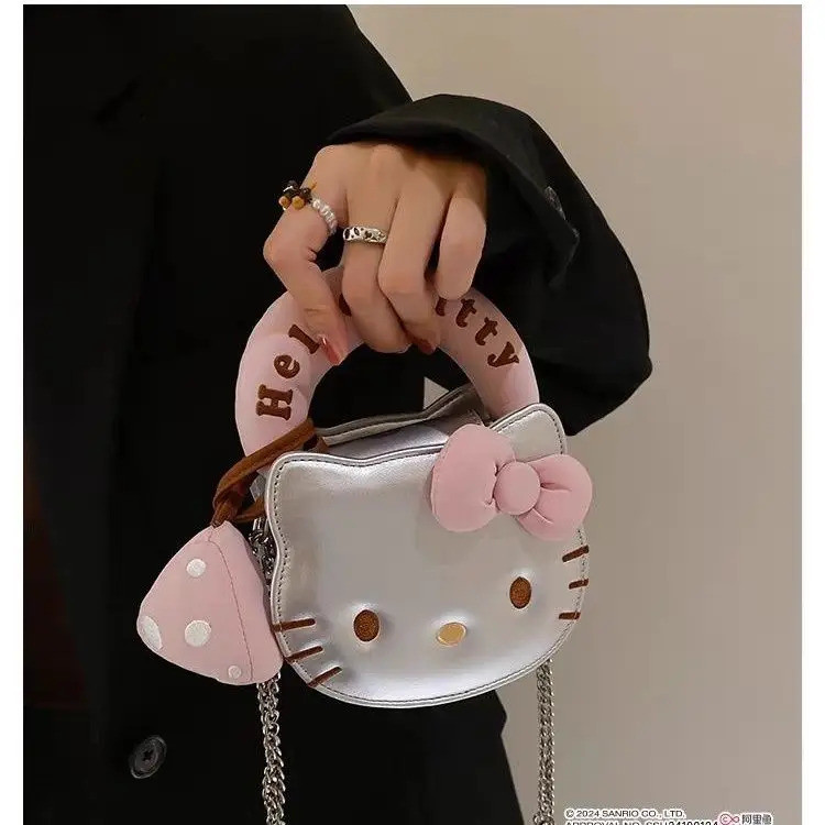 Girly Heart Hello Kitty Crossbody Mini Handbag Cartoon Kawaii Anime ...
