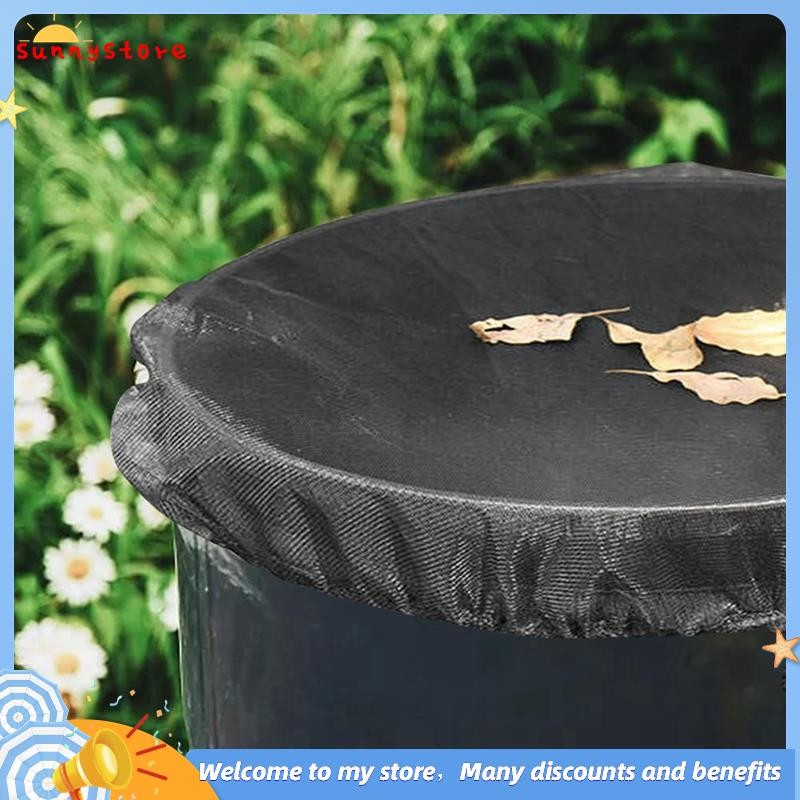 【sunnystore】Mesh Cover for Rain Barrels with Drawstring, Netting Screen ...