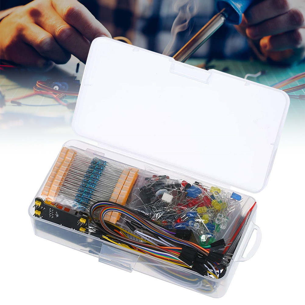 Electronic Component Set with Power Supply Module Jumper Wire for ...