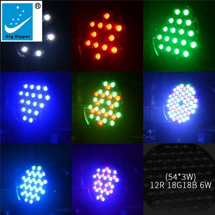 ♞Big Dipper LP001-PLUS & LP001-H-PLUS Stage Lights 60 LED 3W RGBW Par ...