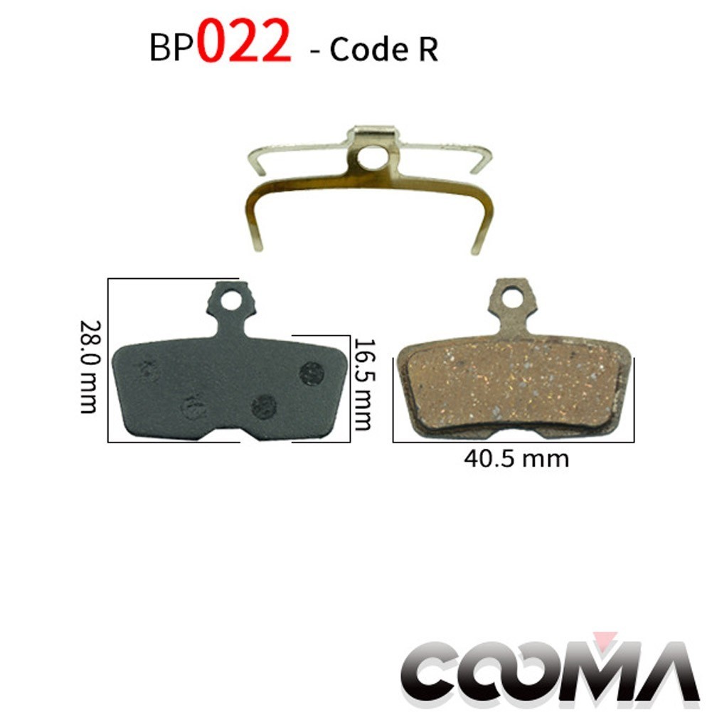 2 Pairs Ceramic Disc Brake Pads For SRAM Avid Code / Code R / Code RSC - E-Bike Compatible