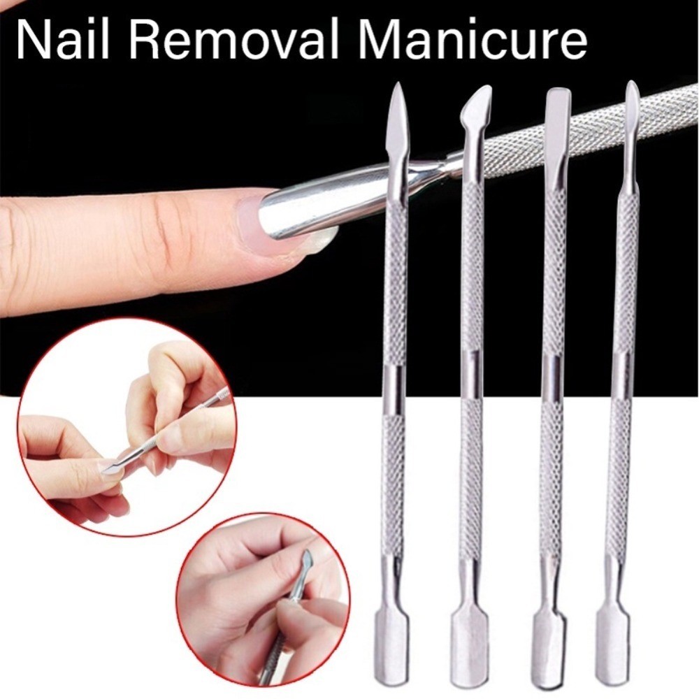 Double-ended Cuticles Nails Pusher Dead Skin Pedicure Manicure Nail Art ...