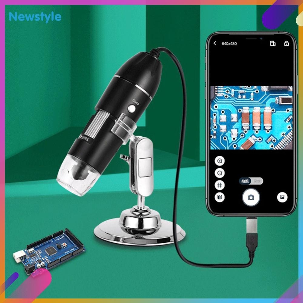 500X/1000X/1600X Portable Digital Microscope HD USB Industrial ...