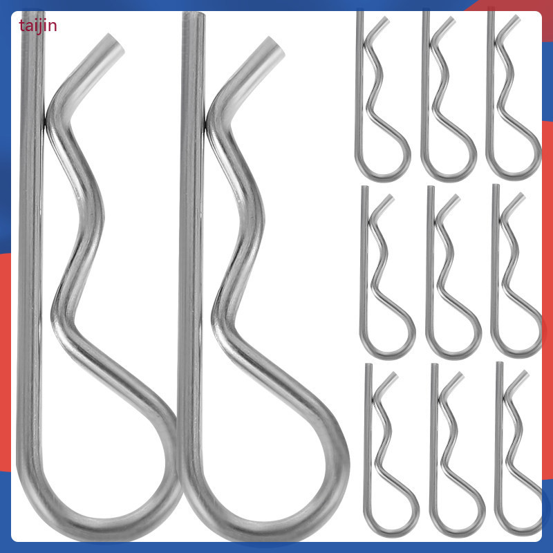 taijin Small Cotter Spring Retaining Wire Hair Heavy Duty Hitch Clip ...