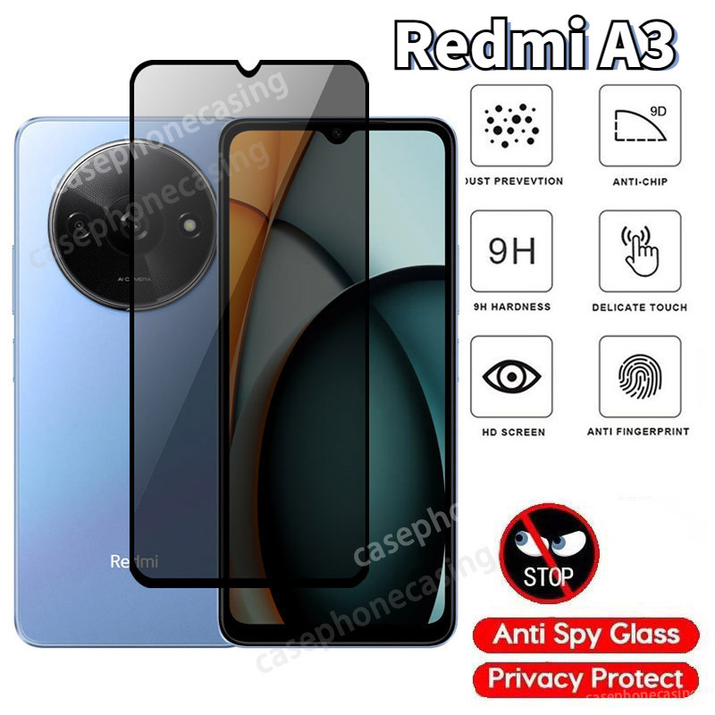 Private Tempered Glass For Xiaomi Redmi A3 x A A3x A2 A1 A2+ A1+