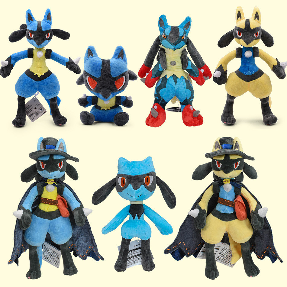 Large Standing Posture Lucario Different Color Million Lucario Riolu ...