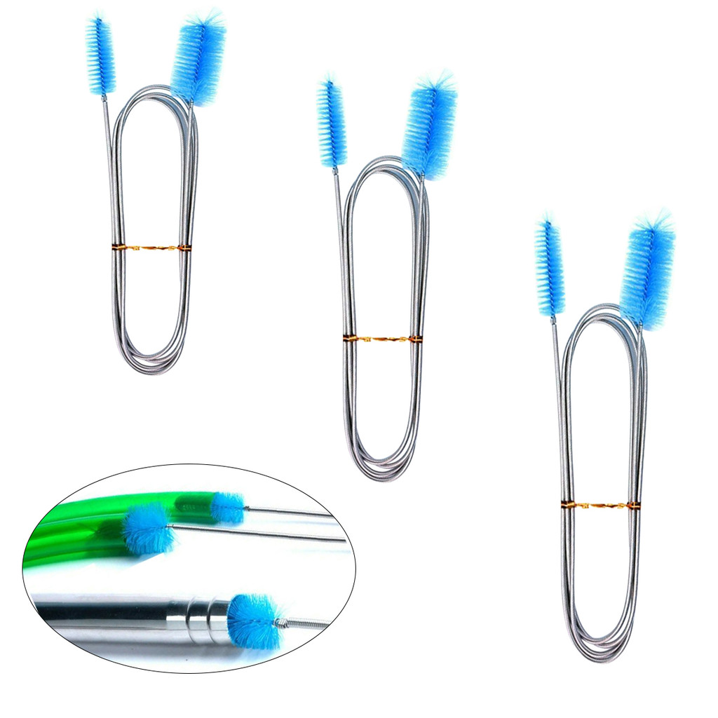 1 Pcs Pipe Cleaning Brush Air Tube Flexible Double Ended Hose Aquarium ...