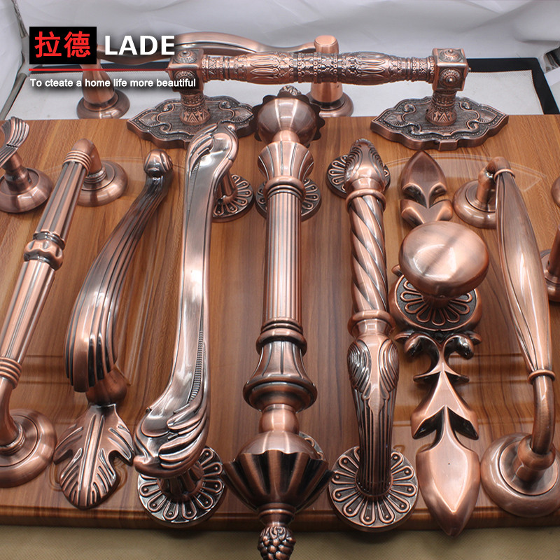 Traditional Double Open Wooden Door Handle Large Handle Wooden Door ...