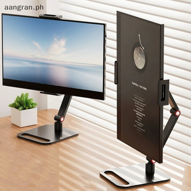 aangran Portable Monitor Desk Holder Metal Stand 16 Inch Universal ...