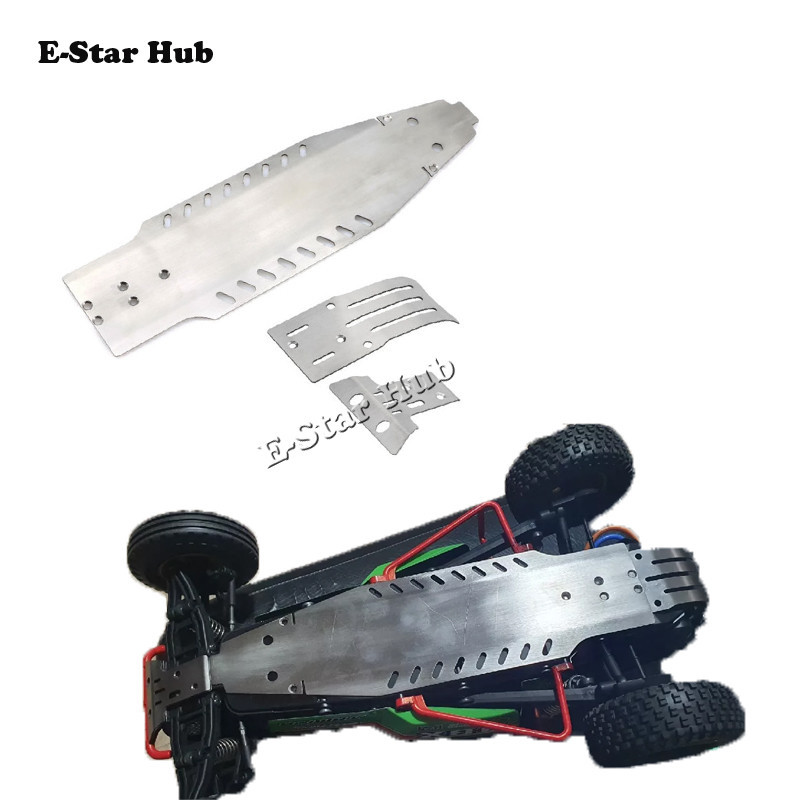 RC Car Aluminum Alloy Chassis Guard Set for TAMIYA 58719 1/10 BBX BB-01 ...