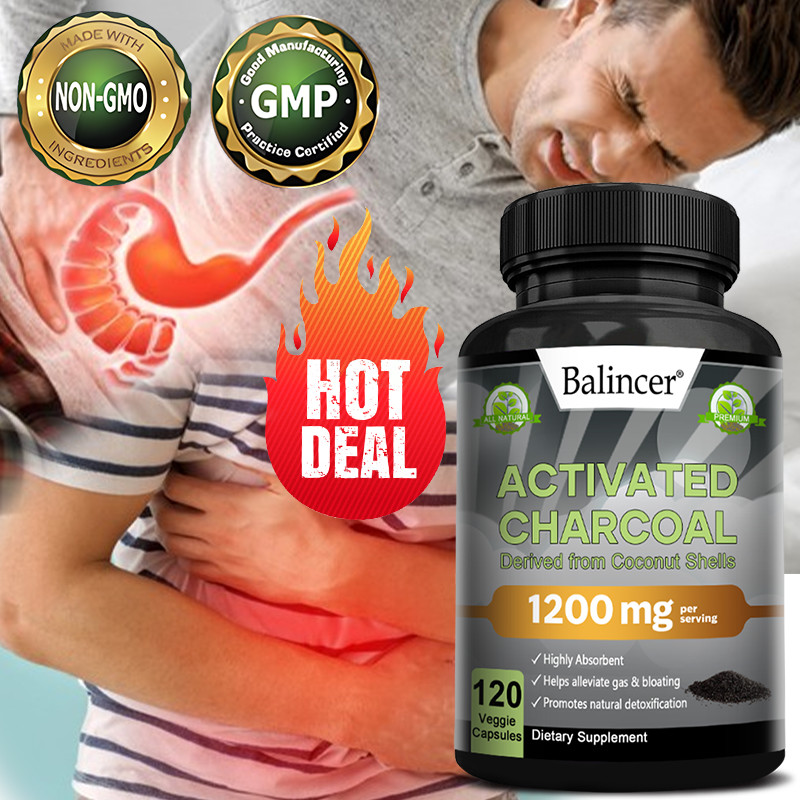 Balincer Activated Charcoal Dietary Supplement Helps Promote Clean Gut
