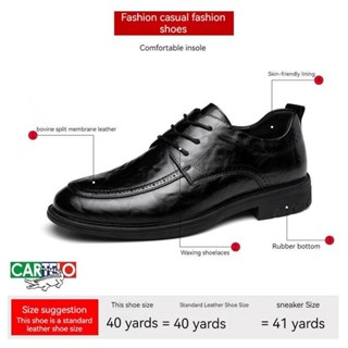 Cartelo Crocodile Leather Shoes Men Business Leather Shoes Casual All ...