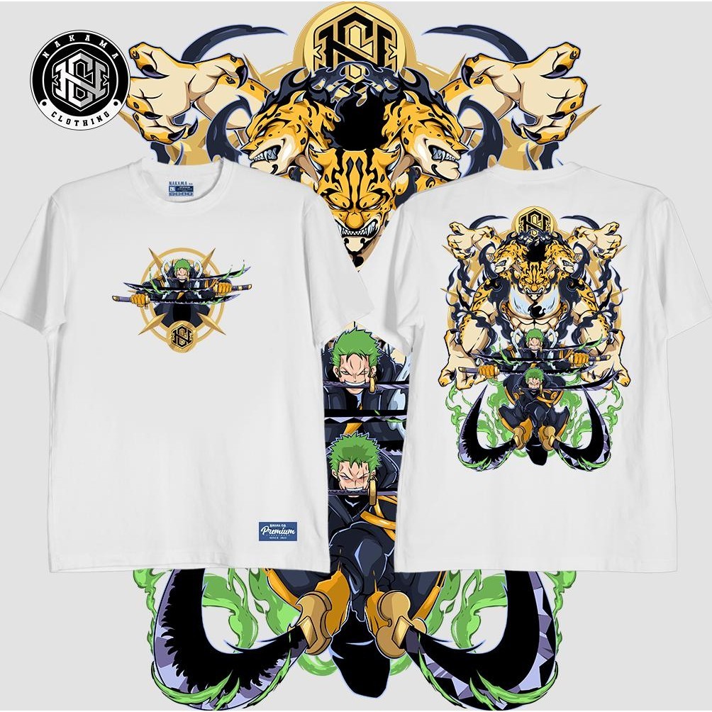 NAKAMA CLOTHING ONE PIECE ROB LUCCI X ZORO GRAPHIC COTTON TSHIRT FOR ...