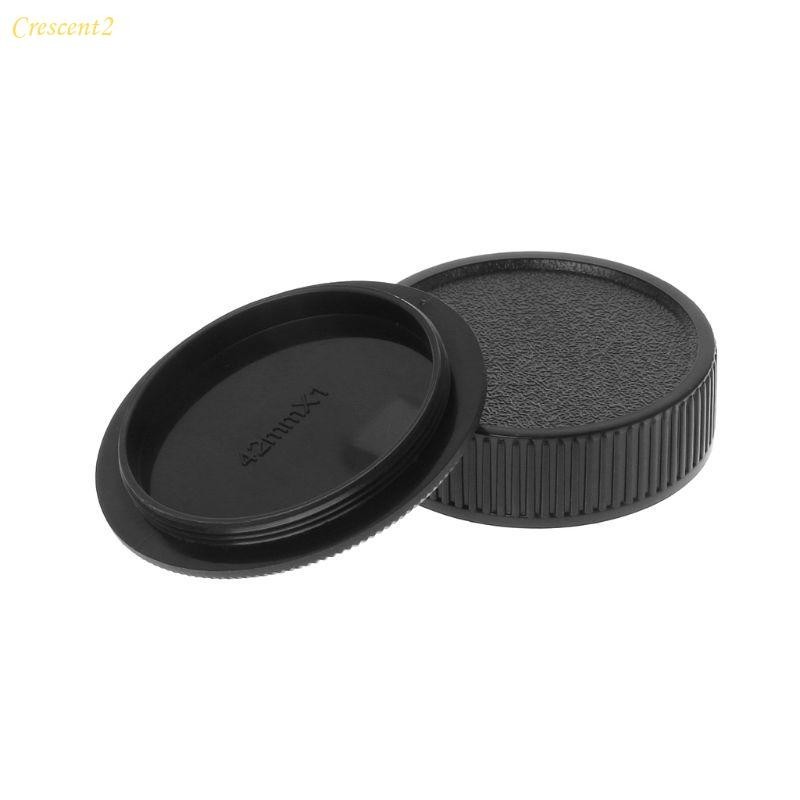 Set Copriobiettivo Metallo M42 Tappo Posteriore E Corpo Macchina Nero – Fittings4you NP3339