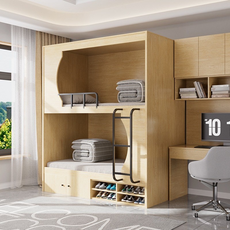 Space Capsule Bunk Bed Youth Hostel Apartment Bed Upper and Lower Bed ...