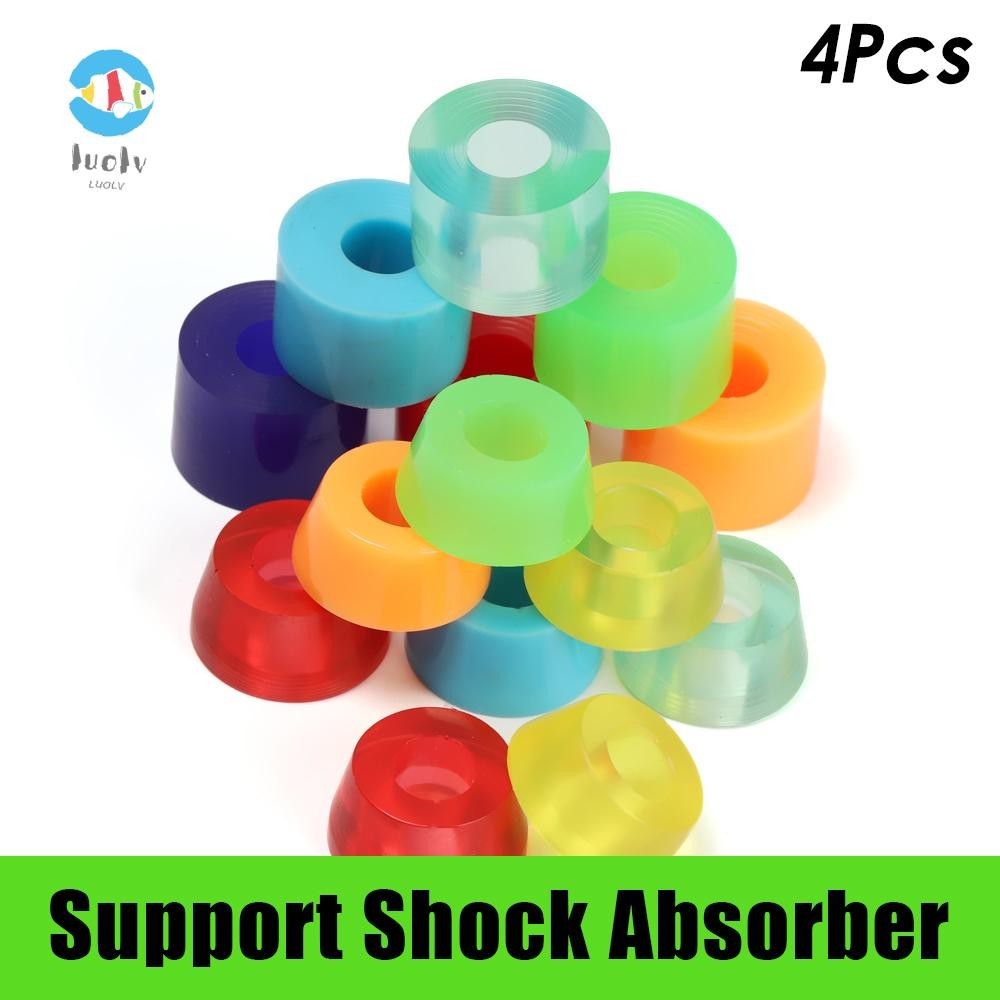 LUOLUVO 4pcs Bushing Truck Wheels 24*11/16mm Shockproof Dancing